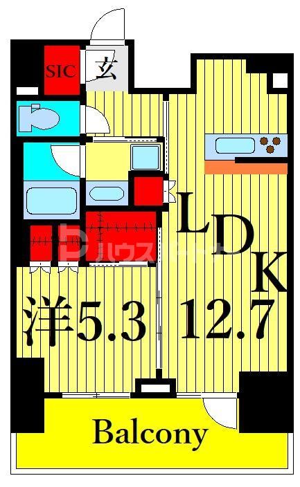 6階の間取り図