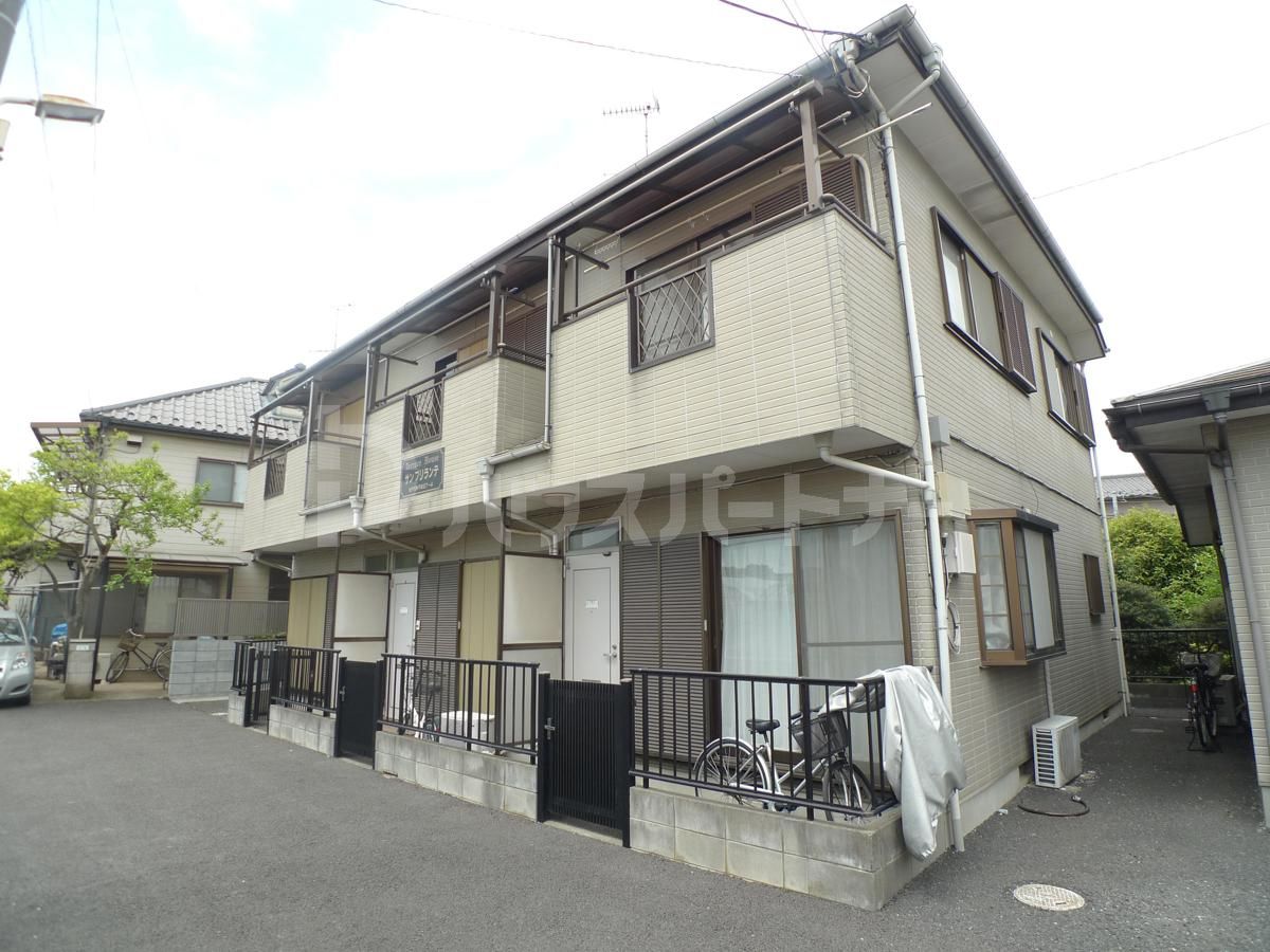 松戸市東平賀の賃貸テラスハウスの外観