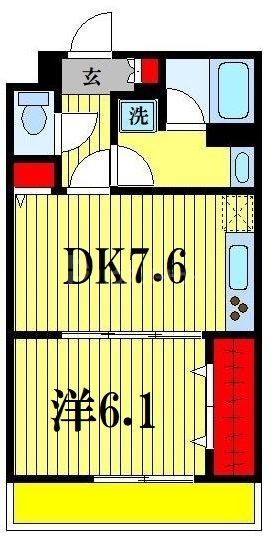 1階の間取り図
