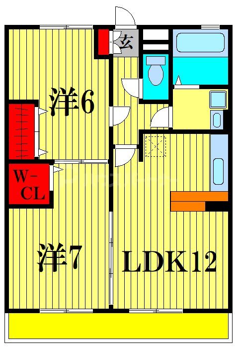 1階の間取り図