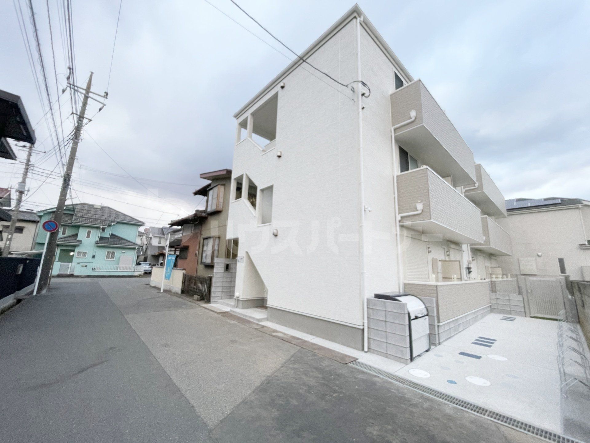 松戸市六高台４丁目の賃貸アパートの外観