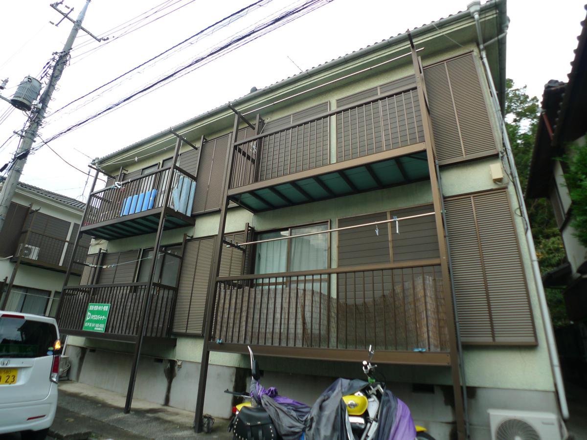 松戸市八ケ崎緑町の賃貸アパートの外観