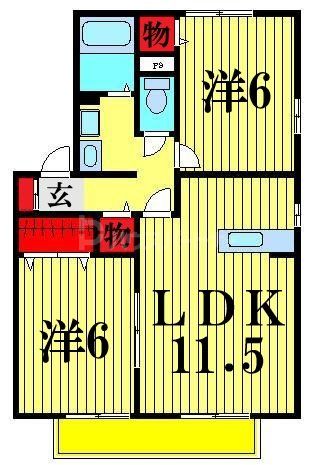 1階の間取り図