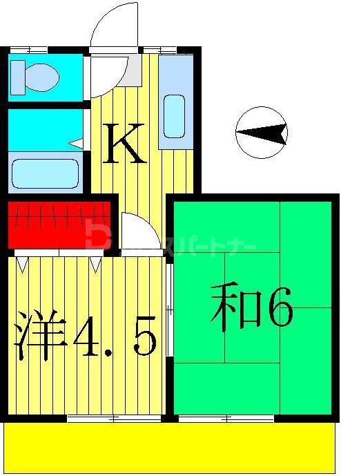 2階の間取り図