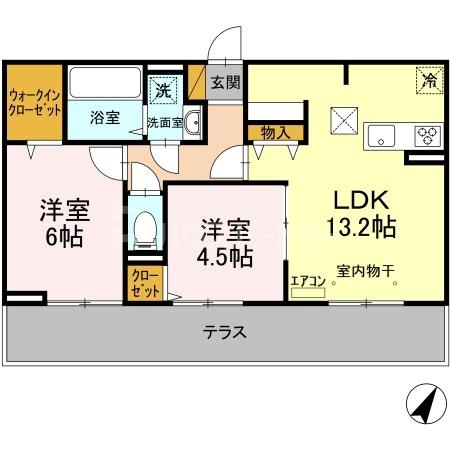 1階の間取り図
