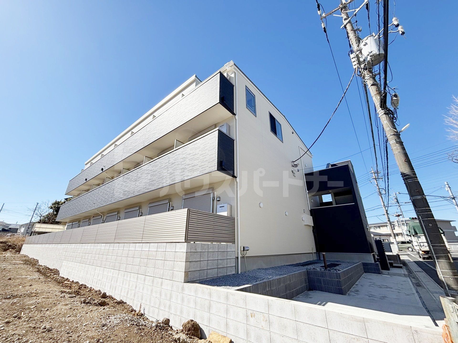 柏市増尾４丁目の賃貸アパートの外観