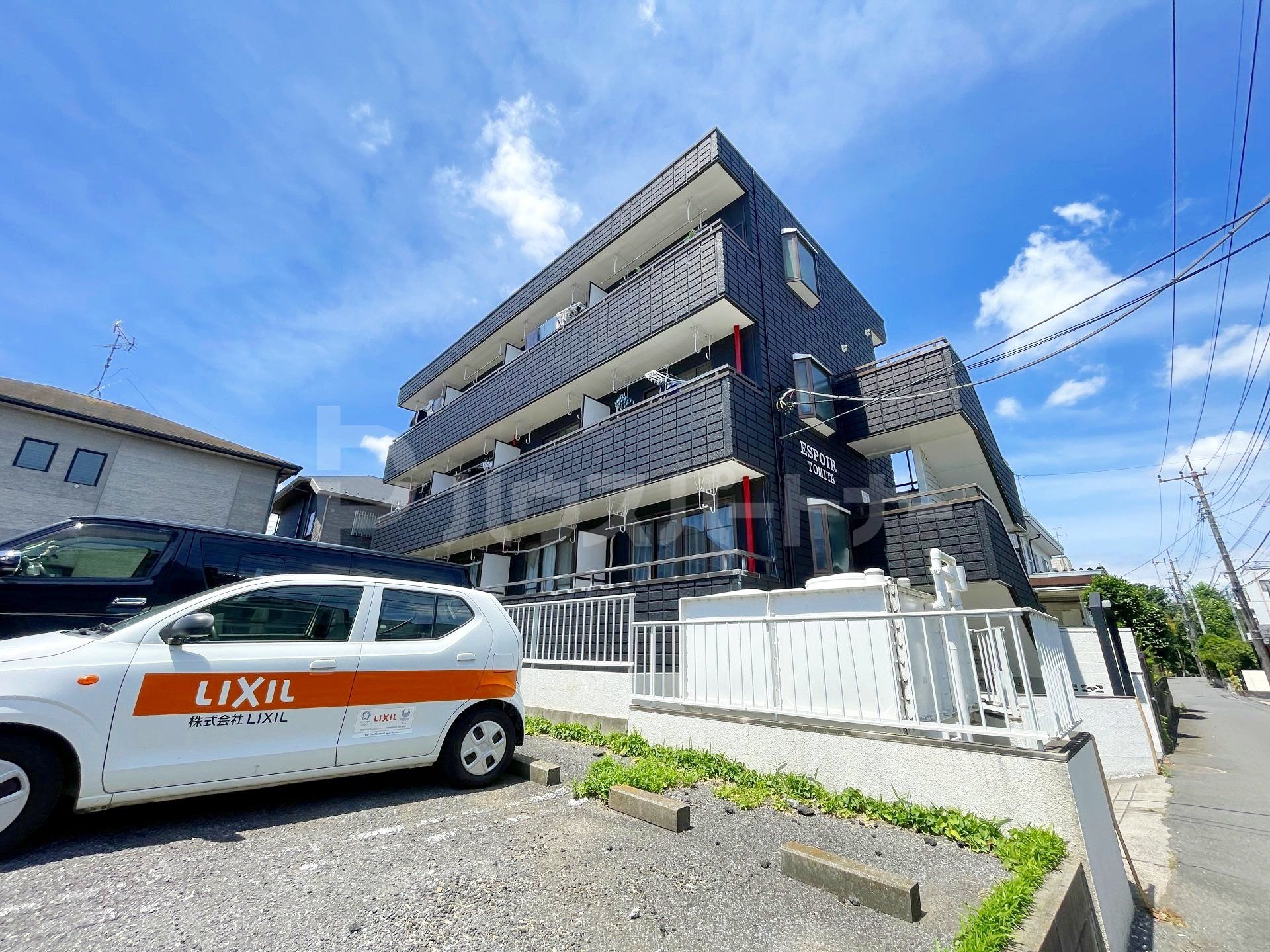 柏市桜台の賃貸マンションの外観