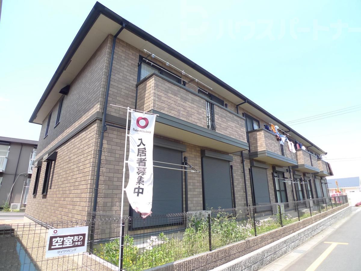 柏市小青田２丁目の賃貸アパートの外観