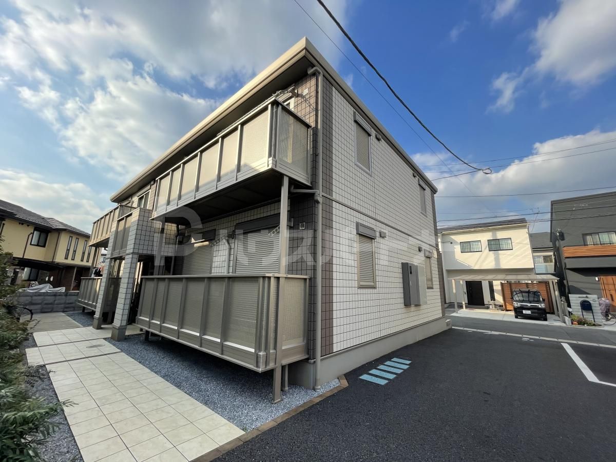 流山市おおたかの森東４丁目の賃貸アパートの外観
