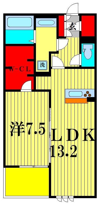 1階の間取り図
