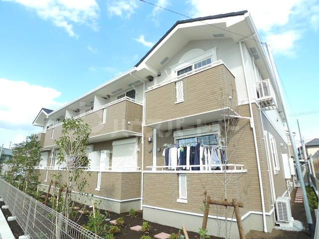 柏市大室の賃貸アパートの外観