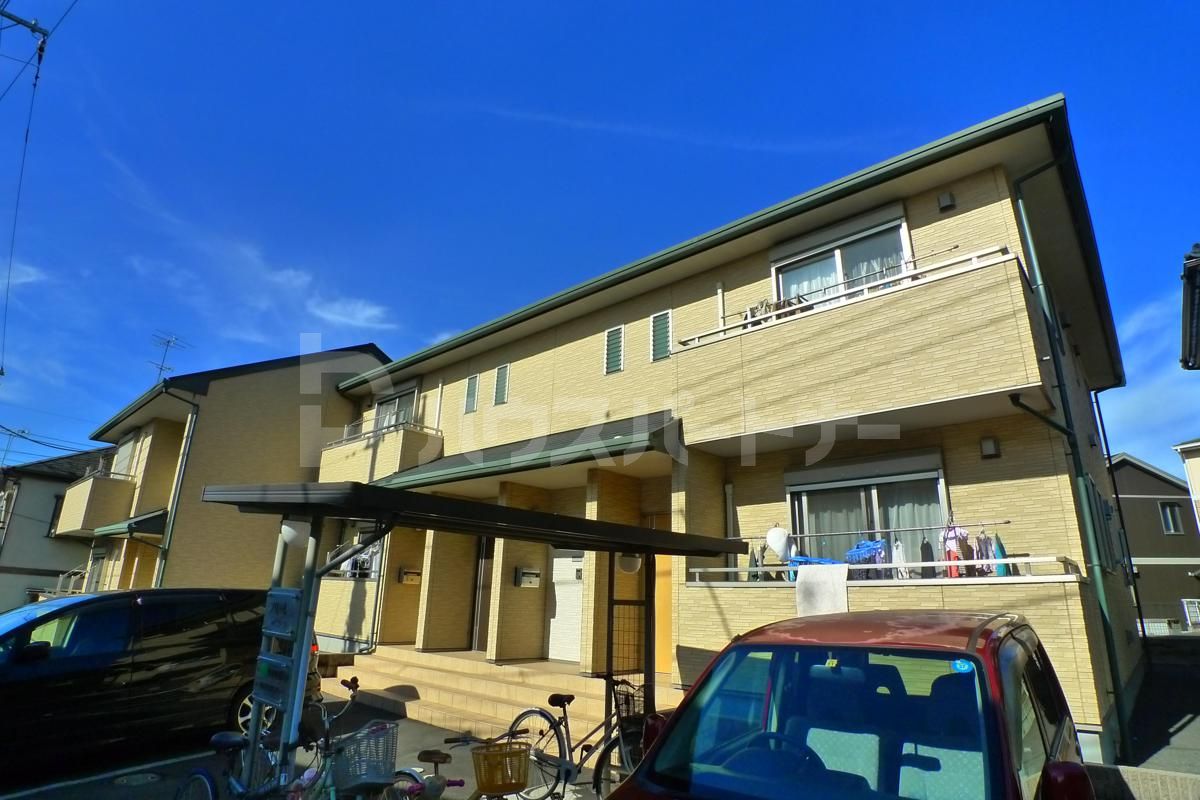 松戸市根木内の賃貸アパートの外観