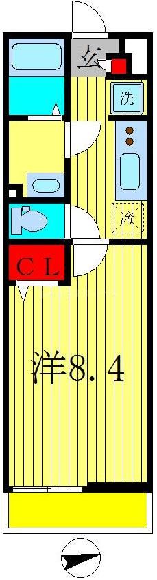 2階の間取り図