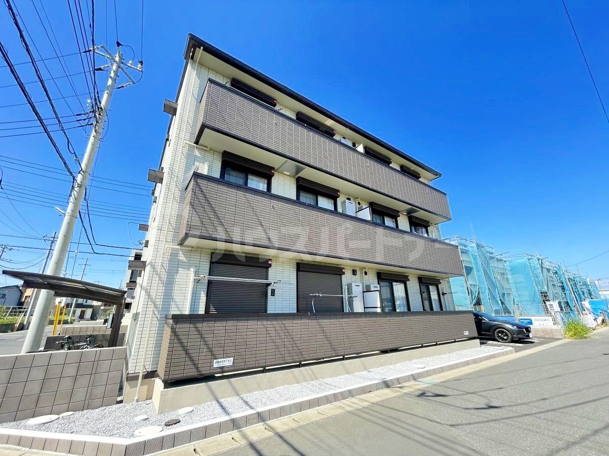 流山市木２丁目の賃貸アパートの外観
