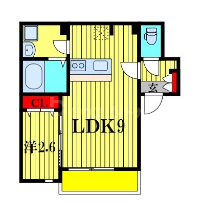 2階の間取り図