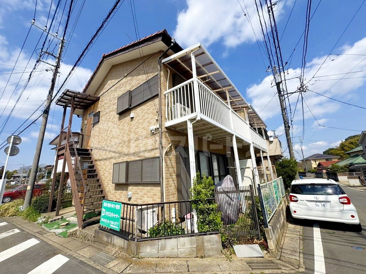 流山市名都借の賃貸アパートの外観