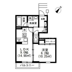 1階の間取り図