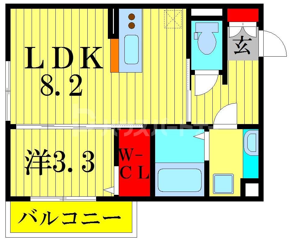 2階の間取り図