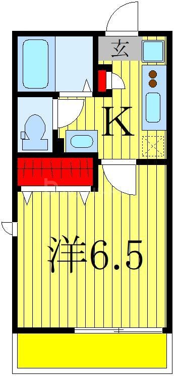 2階の間取り図
