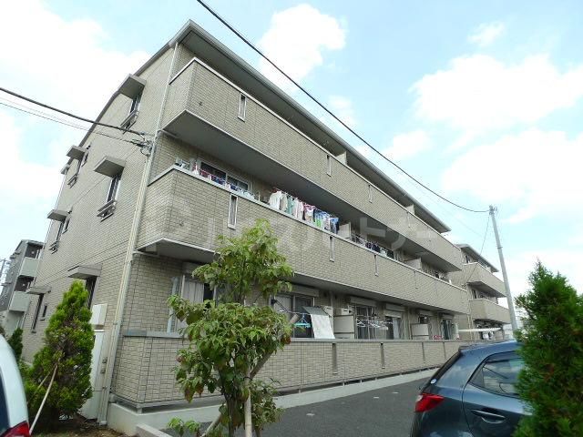 柏市花野井の賃貸アパートの外観