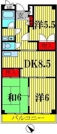 3階の間取り図