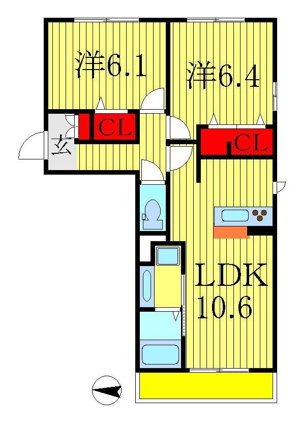 3階の間取り図