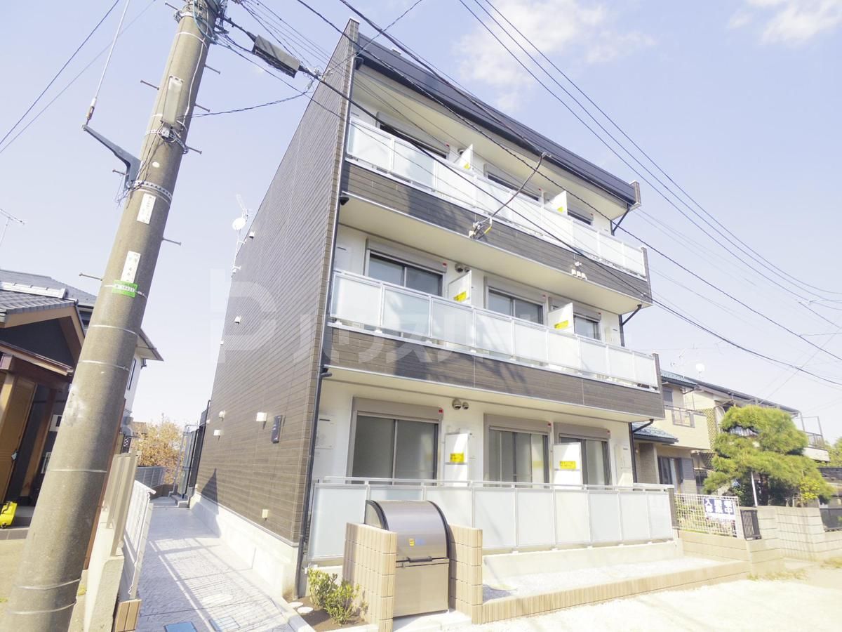 松戸市東平賀の賃貸マンションの外観