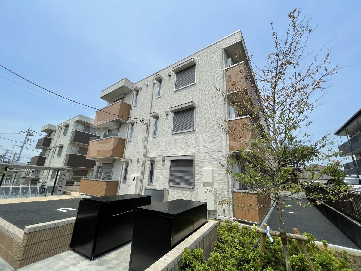 柏市若柴の賃貸アパートの外観