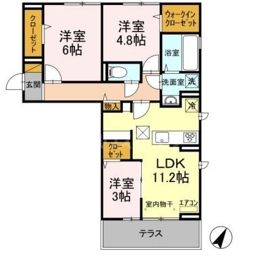 1階の間取り図