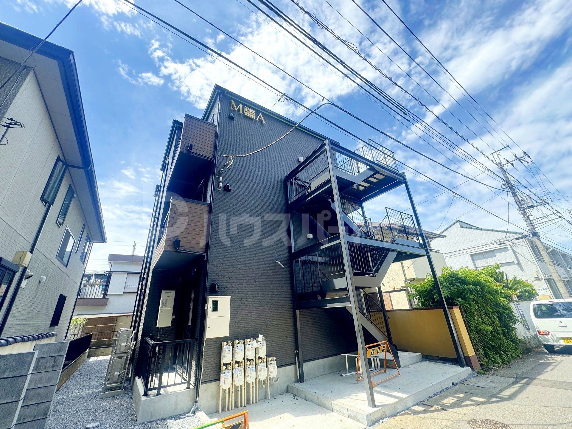 柏市根戸の賃貸アパートの外観