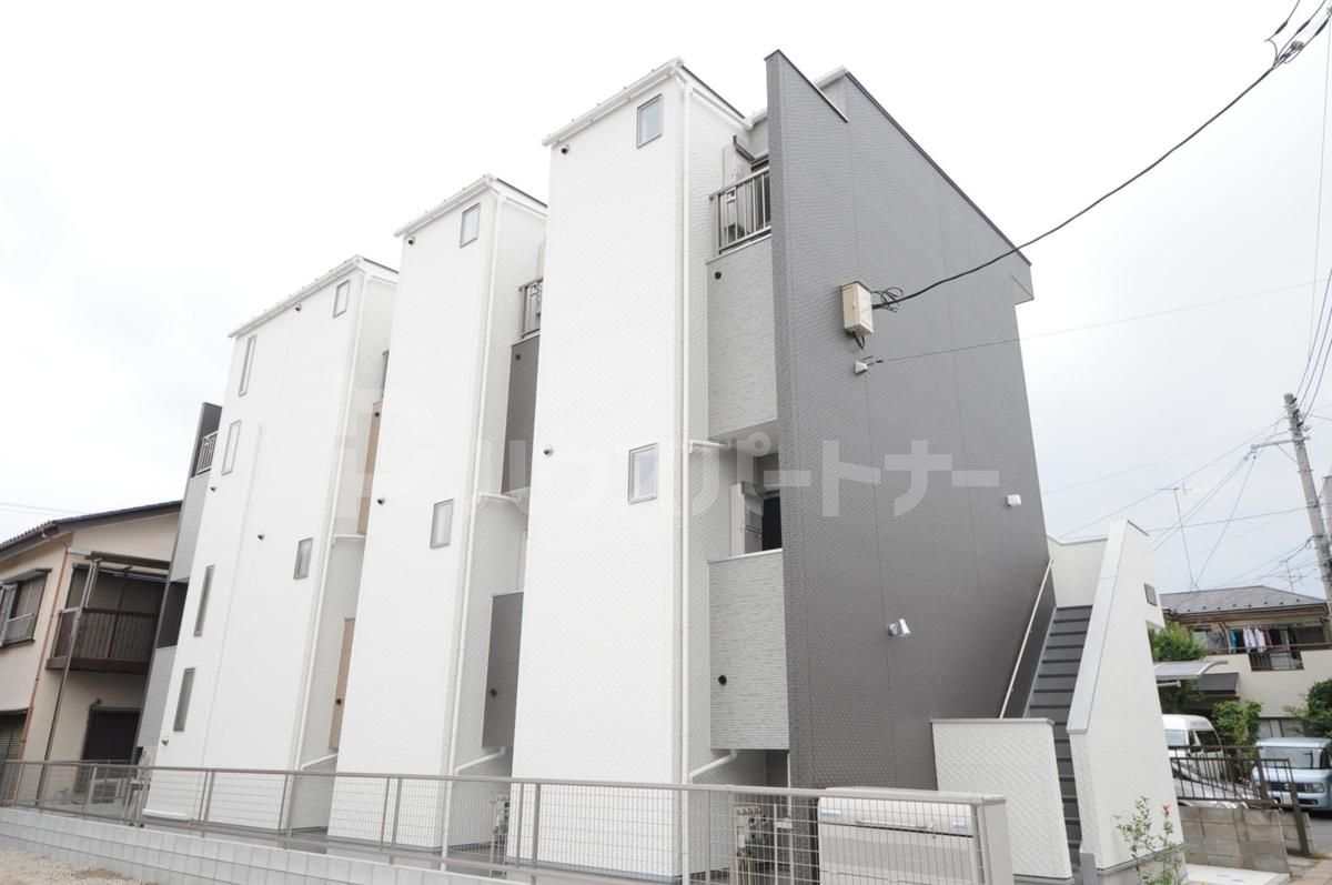 柏市高田の賃貸アパートの外観