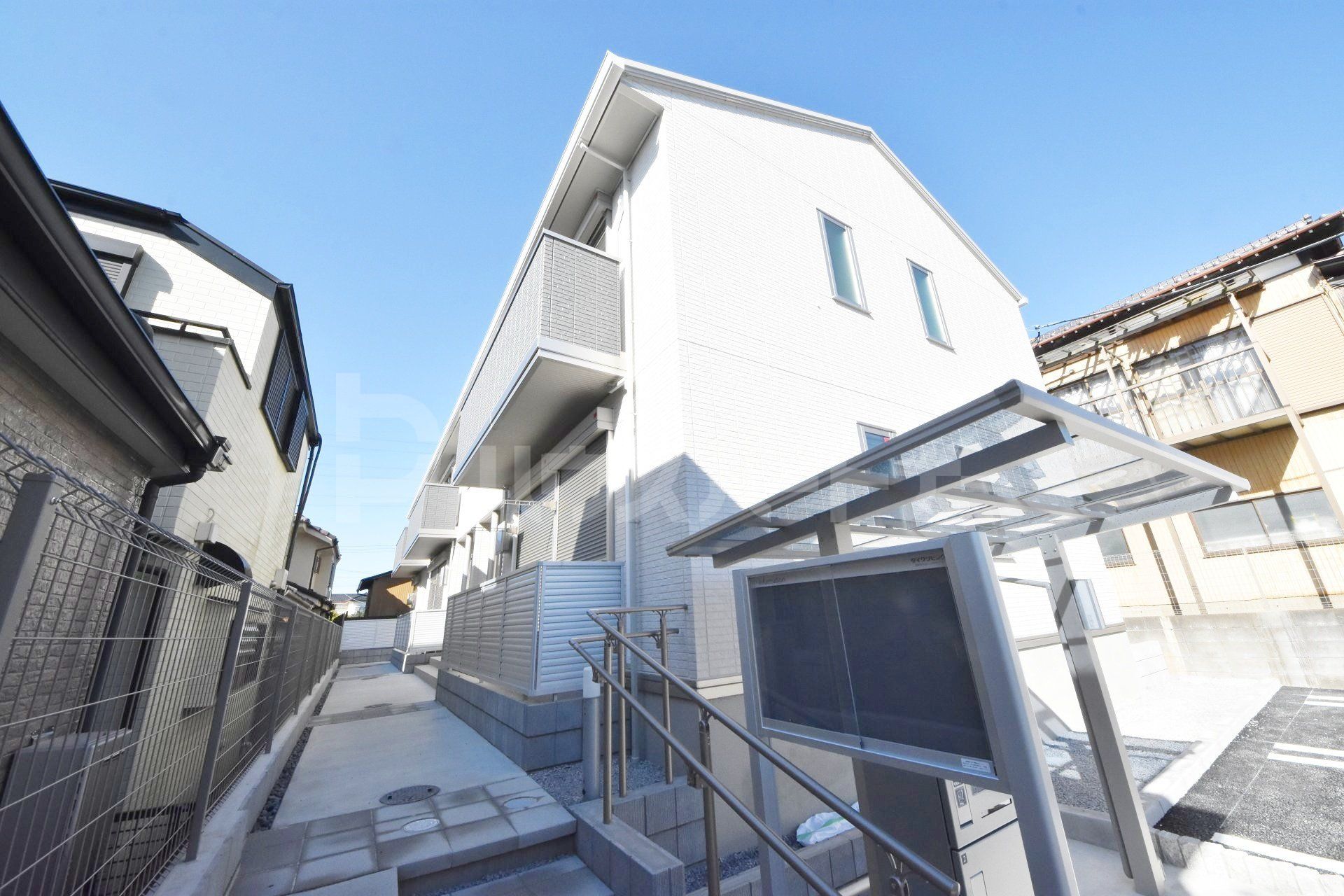 柏市宿連寺の賃貸アパートの外観