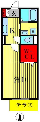 2階の間取り図