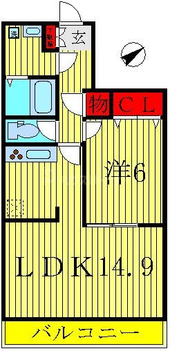 4階の間取り図