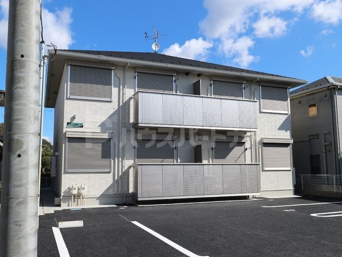 柏市大島田の賃貸アパートの外観
