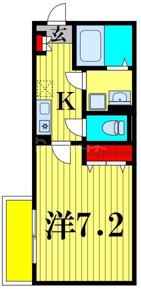 2階の間取り図