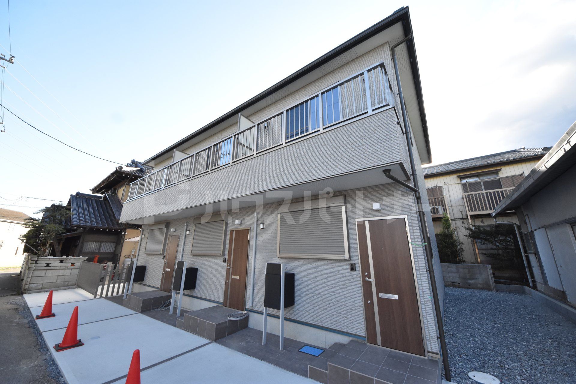 柏市西町の賃貸テラスハウスの外観