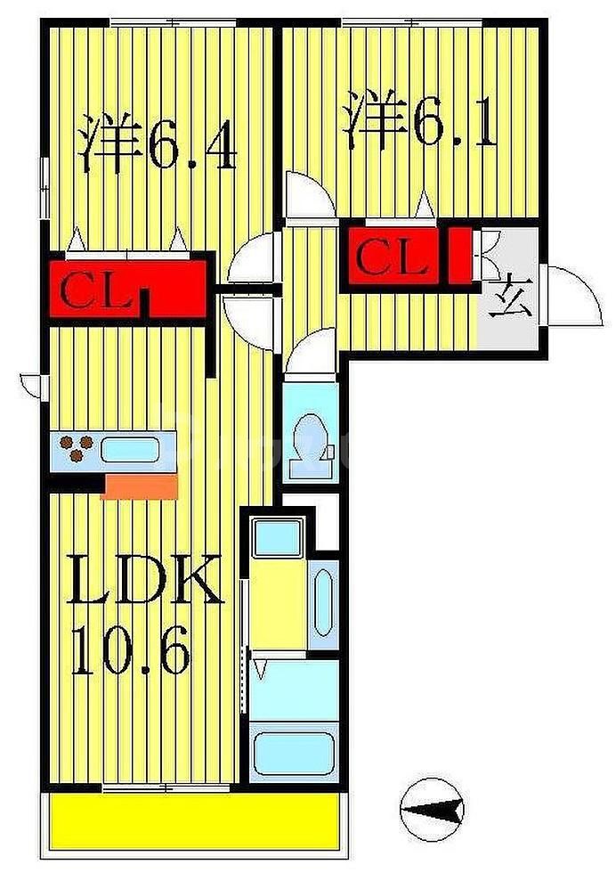 3階の間取り図