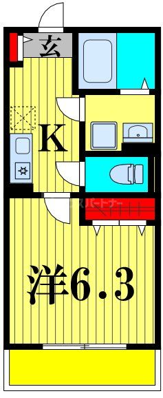 3階の間取り図