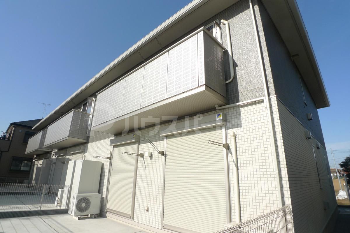 柏市花野井の賃貸アパートの外観