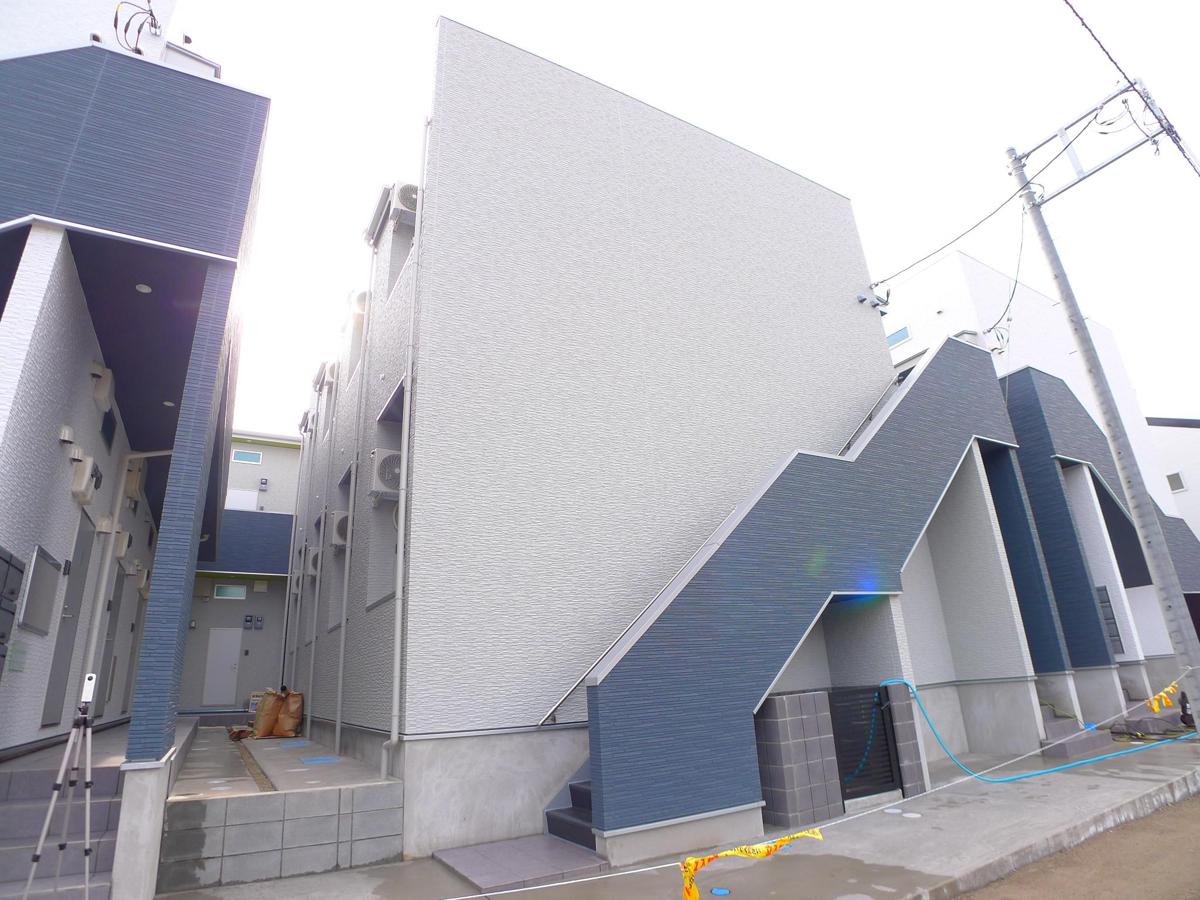 柏市豊四季の賃貸アパートの外観