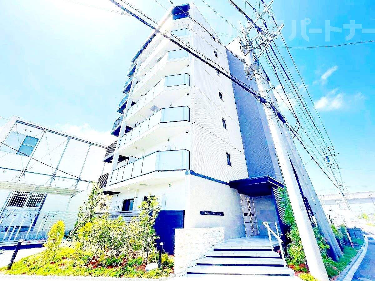 柏市小青田５丁目の賃貸マンションの外観