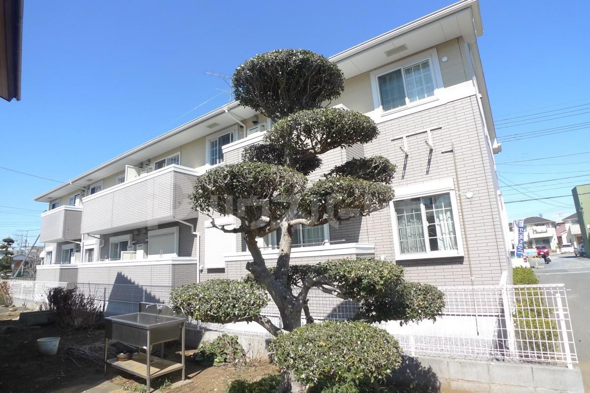 柏市松ケ崎の賃貸アパートの外観