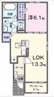 1階の間取り図