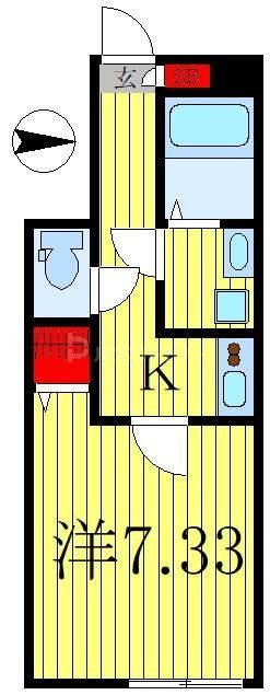 1階の間取り図