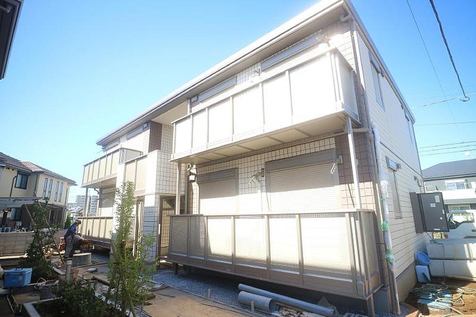 流山市駒木の賃貸アパートの外観