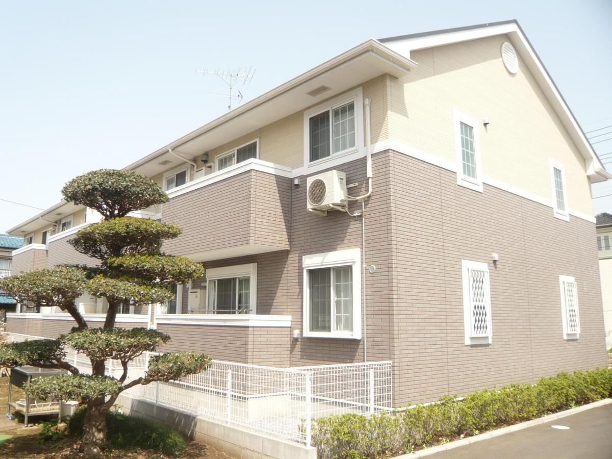 柏市松ケ崎の賃貸アパートの外観