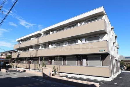 柏市豊四季の賃貸アパートの外観