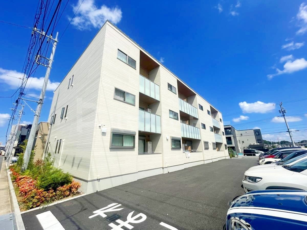 流山市おおたかの森南３丁目の賃貸アパートの外観