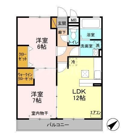 1階の間取り図